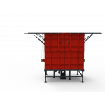 Автоматизований бункер-склад для щепи, пелет, агровідходів объемом від 4,8 до 64 куб.м
