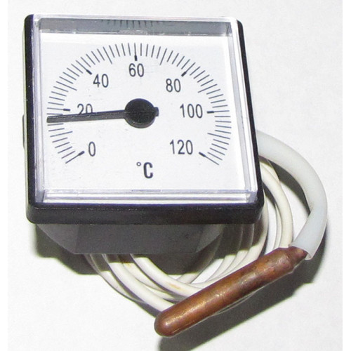 Квадратний термометр 45*45мм 0/120 гр.С 1000мм