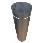 Труба двостінна для димоходу 0,5 м 150/220 н/оц 0,8 мм