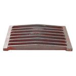 Решітка колосникова 300*205 (6,3 кг) жаростійкий чавун